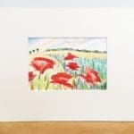 Sue Rapley Artist The Watercolour Collection Poppies and Wheat II