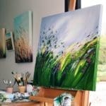 Sue Rapley Artist The Serenity Collection artwork in progress