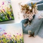 Sue Rapley Artist The Serenity Collection artwork in situ home