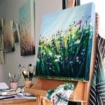 Sue Rapley Artist The Serenity Collection artwork in progress