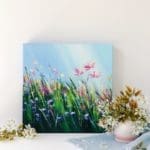 Sue Rapley Artist The Serenity Collection artwork in situ home