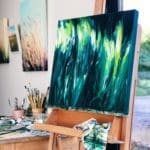 Sue Rapley Artist The Serenity Collection artwork in progress