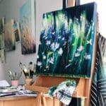 Sue Rapley Artist The Serenity Collection artwork in progress