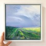 Sue Rapley Artist The Serenity Collection artwork in situ home