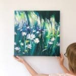 Sue Rapley Artist The Serenity Collection artwork in situ home
