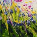 Sue Rapley Artist The Serenity Collection close up detail signature