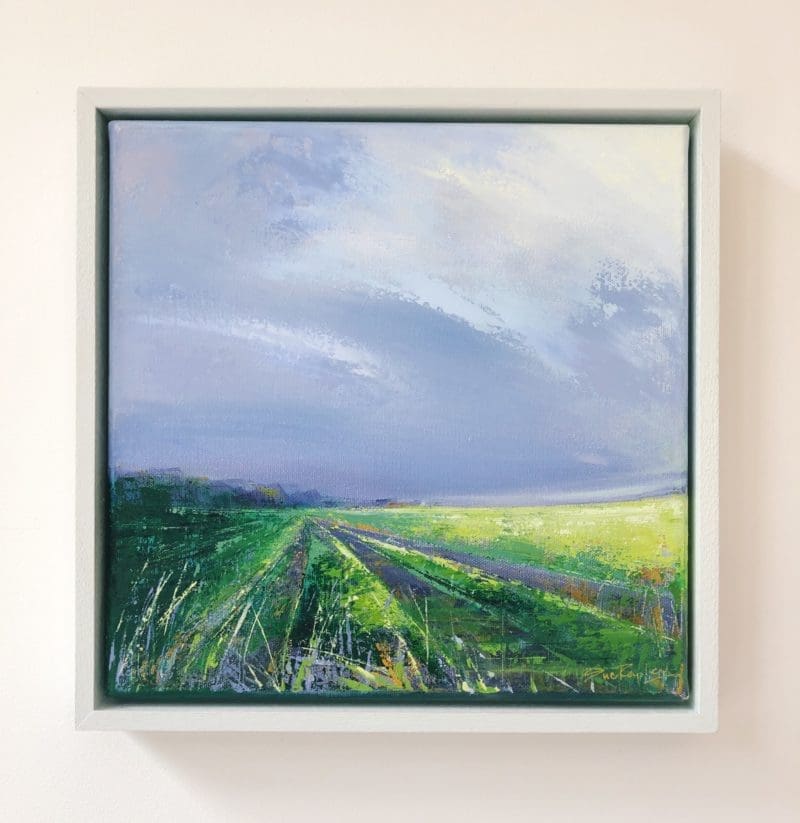 Sue Rapley Artist The Serenity Collection artwork in situ home