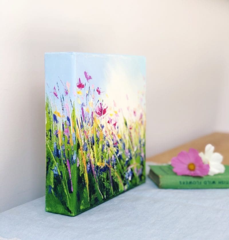 Sue Rapley Artist The Serenity Collection artwork in situ home