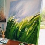 Sue Rapley Artist The Serenity Collection artwork in progress