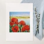 Sue Rapley Artist The Gift Collection Poppies I print