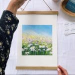 Summer Breeze Limited Edition print with oak poster frame