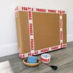 Sue Rapley Art packaging for medium canvas