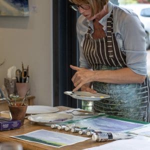 Sue Rapley Art - Spring Landscapes Painting workshop