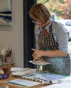 Sue Rapley Art - Painting Workshop demo