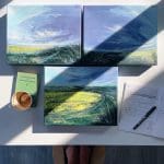 Spring landscapes in progress