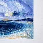 A Soulful Breath - signature and detail of seascape painting on paper